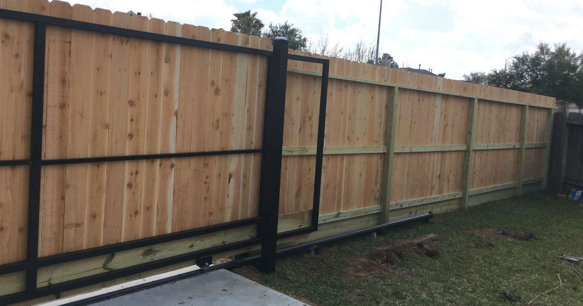 Automatic Fence Gate | Sentry Garage Door & Repair Service