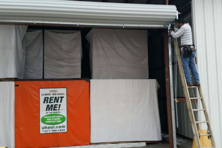 Completed commercial overhead door project