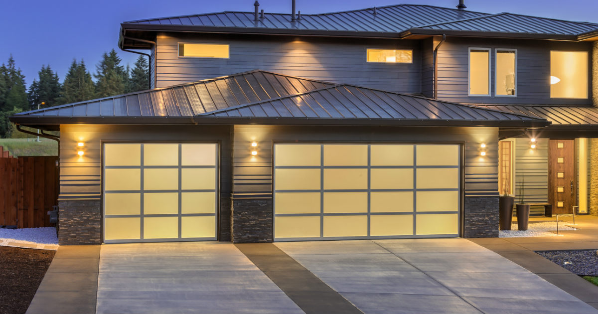 Unique Garage Door Parts In Houston with Simple Decor